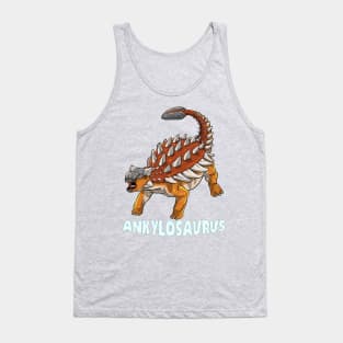 Ankylosaurus Dinosaur Design Tank Top